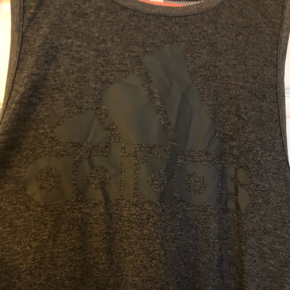Men’s Large Gray Adidas Tank